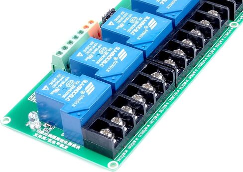 DC 24V 30A 1 Channel Relay Module High Low Level Trigger with Optocoupler Isolation Load DC 30V AC 250V 30A for PLC Automation Equipment Control Industrial Control (4-CH 24V) in Saudi Arabia