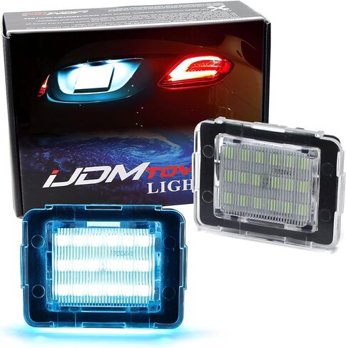 Ijdmtoy OEM-FIT 3W Full LED LED LED KIT متوافقة مع مرسيدس-بنز GLA GLC GL GLS GLS ML SLK ، مدعوم من 18-SMD XENON LED و CAN-BUS خالية من الأخطاء in Kuwait