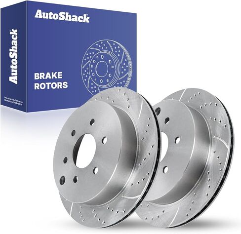 AutoShack Brake Rotors Rear Brake Rotor Replacement Kit for 2005-2015 Nissan Xterra 2005-2024 Frontier 2009-2012 Suzuki Equator 2.5L 3.8L 4.0L V6 4WD RWD R41412PR in Saudi Arabia