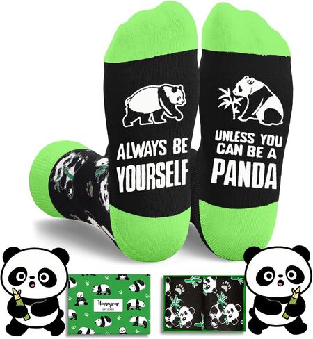 HAPPYPOP Funny Socks for Men Women - Sloth Gifts, Fox Socks, Stocking Stuffers for Teen Girls Boys in Saudi Arabia