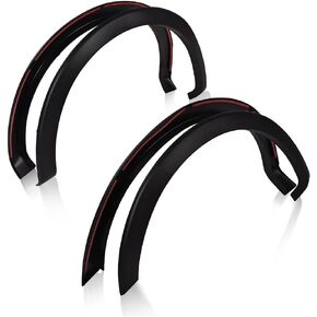 ANDPLAY Pocket-Riveted Fender Flares, Compatible with Ford F150 2009-2014 Styleside with 67.0"/78.8"/97.4" bed models only(Not Fit Platinum and Raptor models) FO1269100, FO1268100 4pcs Textured Style in Kuwait