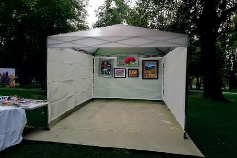 (White) Super Heavy Duty Mesh Tarp Net Sail Sun Shade Awning and Fence Screen Patio and Canopy Cover (8' x 10') Finished Size 7'.6 X 9'.6 in Saudi Arabia