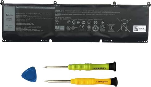 TVKGH Laptop Battery Replacement for Dell Latitude 9510 Latitude 9520 Latitude 9520 2-in-1 Series N7HT0 V5K68 N2NLL HYMNG 08NFC7 N7HTO 0PKW00 089GNG 0HYMNG 88Wh 7334mAh 6-Cell 11.4V in Saudi Arabia