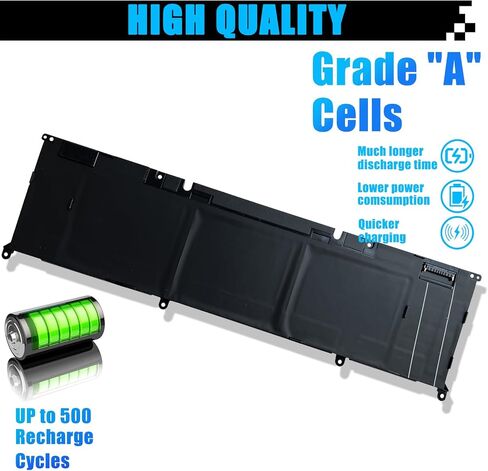 TVKGH Laptop Battery Replacement for Dell Latitude 9510 Latitude 9520 Latitude 9520 2-in-1 Series N7HT0 V5K68 N2NLL HYMNG 08NFC7 N7HTO 0PKW00 089GNG 0HYMNG 88Wh 7334mAh 6-Cell 11.4V in Saudi Arabia