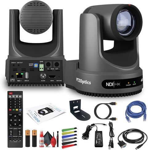 Ptzoptics تحرك 4K SDI/HDMI/USB/IP PTZ مع تكبير بصري 12x (أبيض) (PT12x-4K-WH-G3) in Kuwait