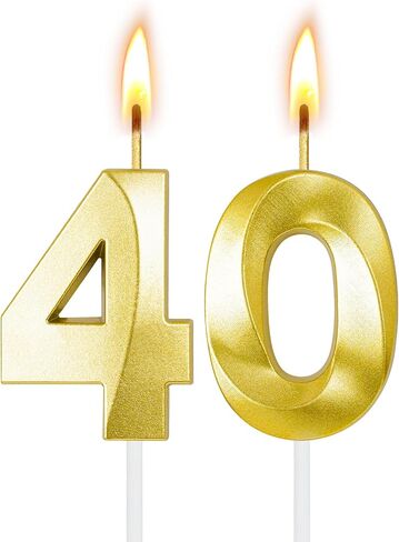 عيد ميلاد 60 شموع للكعك ، ديكورات أعياد الميلاد له لها ، عدد الشموع لعرض الكعكة العليا حفل الذكرى السنوية in Kuwait