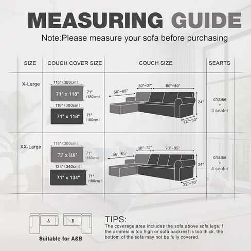 1OO% Waterproof Sectional Couch Covers for Dogs Chenille L Shape Sofa Cover Blanket Set 2 Pieces Sectional Slipcover with Tassel Soft Washable Pet Furniture Protector (X-Large, Charcoal Grey) in Kuwait