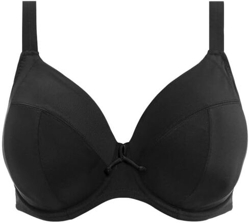 Elomi Plus Size Sail Plain Sailing Bikini Top 38JJ ، Black in Saudi Arabia