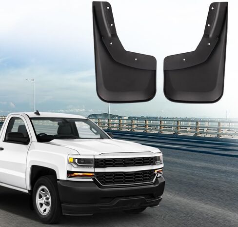 PIT66 MUD FLAP ، متوافق مع 2007-2013 GMC SIERRA 1500/2007-2014 GMC SIERRA 2500HD 3500HD/2007-2014 Yukon/2001-2013 Yukon XL 1500 2500 4PCS Splash Guards Mud justs & الخلفية #19213394 in Saudi Arabia
