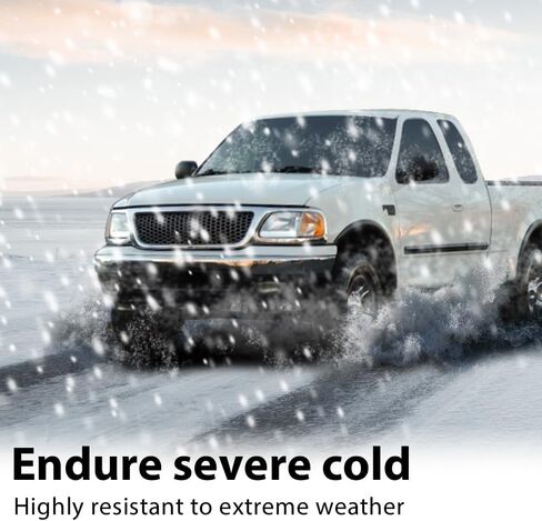 ANDPLAY Pocket-Riveted Fender Flares, Compatible with Ford F150 2009-2014 Styleside with 67.0"/78.8"/97.4" bed models only(Not Fit Platinum and Raptor models) FO1269100, FO1268100 4pcs Textured Style in Kuwait