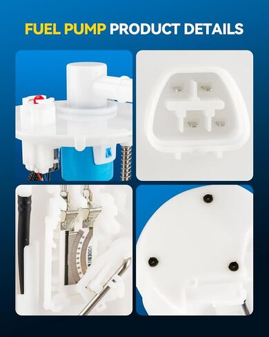 Philtop FG0845 مجموعة مضخة الوقود الكهربائية متوافقة مع 2004-2008 فورد F-150 4.2L/4.6L/5.4L ، يحل محل E2434M ، P76335M ، P76343M ، RE0896S ، SP2004M ، TU269 in Kuwait