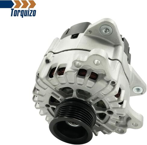 12V 100A 6-GROOVE PULLEY PLUSTIONATOR المولد لـ MAZDA CX-5/CX5 2013 2014 2015 2015 2017 2018 2019 2022 2023 ، MAZDA 3 2014 2015 2017 2017 ، MAZDA 6 2014 2015 2015 2017 2018 2019 2020 2021 in Saudi Arabia