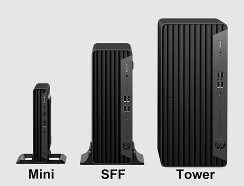 HP Elite SFF 805 G9 Business Desktop PC (32GB DDR5 RAM ، 1TB SSD ، AMD RYZEN 5 8600G (> Intel I7-1255U)) ، عامل شكل صغير لها ، مهندس ، مصمم ، Wi-Fi ، Ethernet ، HDMI ، Display Port ، Win 11 Pro ، in Kuwait