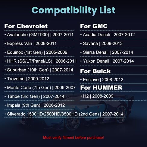 Android 13 Car Stereo Radio for GMC Sierra Yukon Chevy Silverado Tahoe, 7-Inch HD Touchscreen 2GB+64GB with CarPlay/Android Auto, Backup Camera, Fast Boot, Plug and Play in-Dash Navigation Receiver in Kuwait