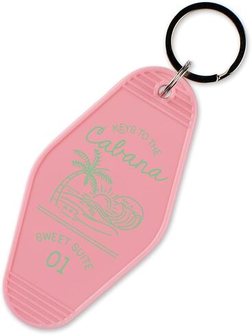 Keys To The Cabana Vintage Style Motel Keychain Key Tag 3.5" in Saudi Arabia