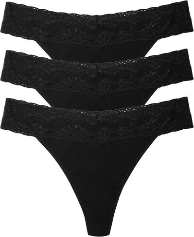 Natori Women's Bliss Perfection بحجم واحد كلاسيكي ثونغ 3 حزمة in Saudi Arabia