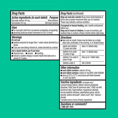Stool Softener Plus Stimulant Laxative Tablets for Constipation, Equate Stool Softener with Stimulant Laxative, 120 Count (Pack of 1) in Saudi Arabia