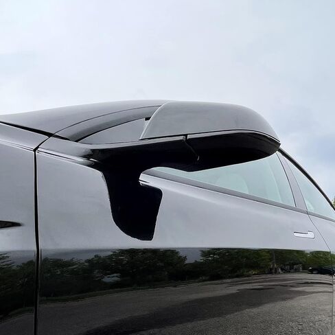 Slickmod Chrome Delete Delete Blackout Vinyl Overlay for Tesia Model 3 - Complete Kit + Extra Side (1. مجموعة كاملة ، ساتين أسود) in Kuwait