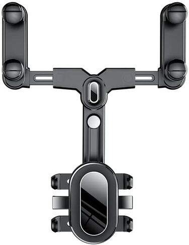 حامل هاتف Dash for Truck Phone Mount لشاحنة الشاحنة الشاقة للشفط + 360 درجة دوران ، حامل الجهاز المحمول لنافذة لوحة القيادة مع ذراع طويلة متوافقة مع iPhone Samsung Big Riger ، Black in Kuwait