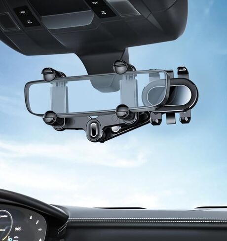 حامل هاتف Dash for Truck Phone Mount لشاحنة الشاحنة الشاقة للشفط + 360 درجة دوران ، حامل الجهاز المحمول لنافذة لوحة القيادة مع ذراع طويلة متوافقة مع iPhone Samsung Big Riger ، Black in Kuwait