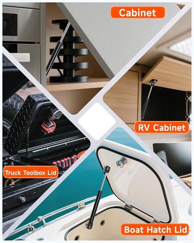 7835PB 10 inch 35 lbs Gas Struts,2pcs 10" 156 N Shocks, Tool Box Spring for Truck Pickup Lid RV Overhead Cabinet Door Toy Box Cover Boat Compartment Replacement Parts Lift Support in Saudi Arabia