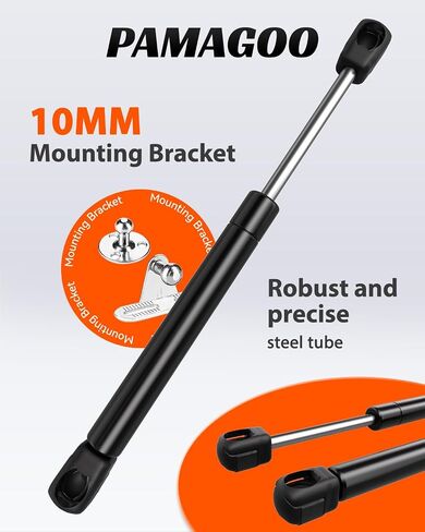 7835PB 10 inch 35 lbs Gas Struts,2pcs 10" 156 N Shocks, Tool Box Spring for Truck Pickup Lid RV Overhead Cabinet Door Toy Box Cover Boat Compartment Replacement Parts Lift Support in Saudi Arabia