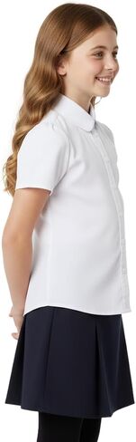 Girls' Uniform Button Down Blouse White Shirt in Kuwait
