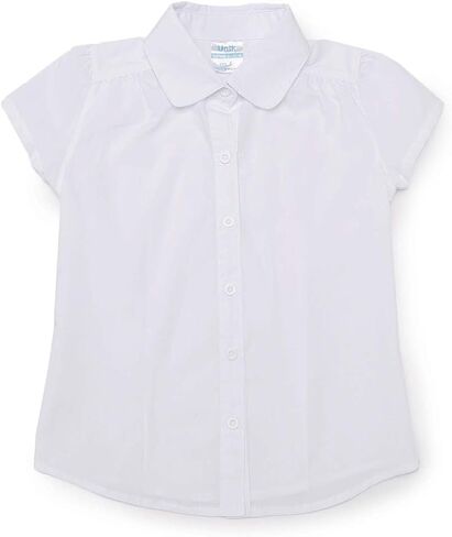 Girls' Uniform Button Down Blouse White Shirt in Kuwait