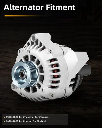 OCPTY Alternator For 1998-2002 For Chevy Camaro For Pontiac Firebird 5.7L V8 10464070 12v 102Amp in Saudi Arabia