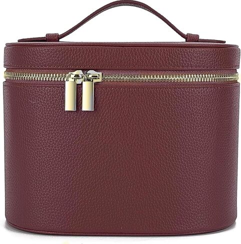 Vanity Case Makeup Bag with Removable Organizer Divider, Travel Toiletry Cosmetic Organizer for Women in Kuwait