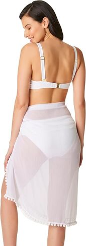 Bleu Rod Beattie Gypset Chiffon Pareo White MD/LG in Saudi Arabia