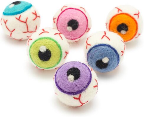 Glaciart One Wool شعر هالوين معلقة زخرفة الخفافيش- 5 حزمة | Happy Happyeen Mini Tree الحلي للحفلة | شعرت بالزخارف الداخلية أو الخارجية | الناشر العطري السلبي in Kuwait