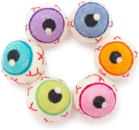 Glaciart One Wool شعر هالوين معلقة زخرفة الخفافيش- 5 حزمة | Happy Happyeen Mini Tree الحلي للحفلة | شعرت بالزخارف الداخلية أو الخارجية | الناشر العطري السلبي in Kuwait