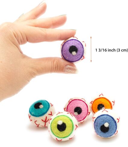 Glaciart One Wool شعر هالوين معلقة زخرفة الخفافيش- 5 حزمة | Happy Happyeen Mini Tree الحلي للحفلة | شعرت بالزخارف الداخلية أو الخارجية | الناشر العطري السلبي in Kuwait
