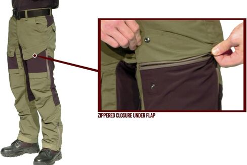 Tru-Spec Xpedition Tactical Pants for Men - Water-Resistant Outdoor Work & Hiking Pants with Dual Zippered Cooling Vents, Coyote - 32W x 30L in Saudi Arabia