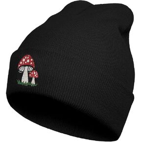 Moon Beanie for Men Women Winter Hat Embroidered Cuffed Cap Knit Skull Hat in Saudi Arabia