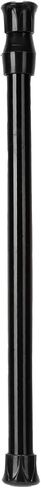 Adjustable Telescopic Tension Rod - High-Carbon Steel, 40-70cm, Black, Easy Installation for Bathroom Curtains & Home Organization in Saudi Arabia