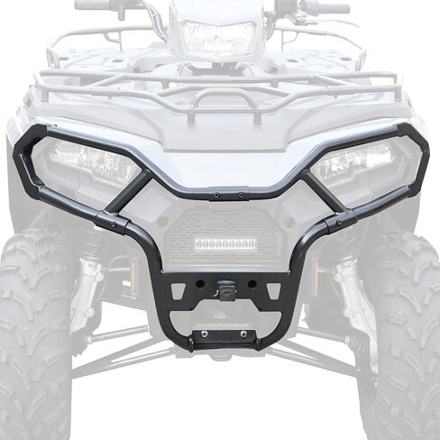 AUPOWER Front & Rear Bumper Guard Set for 2021-2024 Polaris Sportsman 570 Accessories, Front Trail Brushguard for Sportsman 450 Rear Profile Bumper, Replace OEM #2884844, 2884847, 2PCS in Saudi Arabia