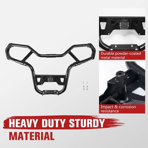 AUPOWER Front & Rear Bumper Guard Set for 2021-2024 Polaris Sportsman 570 Accessories, Front Trail Brushguard for Sportsman 450 Rear Profile Bumper, Replace OEM #2884844, 2884847, 2PCS in Saudi Arabia