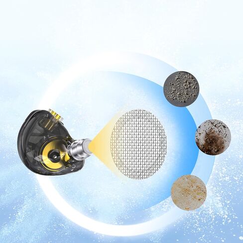 20-Pack CCZ NK20 Nickel Screen Earbud Filters - Mesh Replacement for in-Ear Headphones, Anti-Dust and Sweat-Resistant Earphone Accessories,CCZ in-Ear Earphone Protective Filt (Silver, 4.0mm) in Kuwait