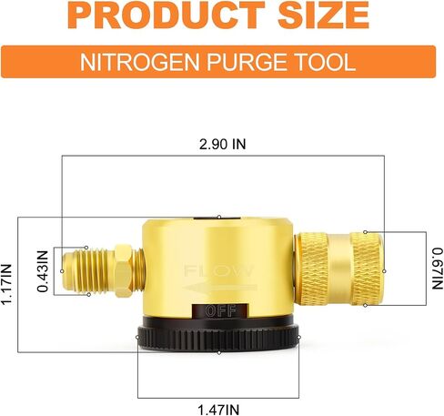 أداة تطهير Nitrogen Gasher ، HVAC تطهير منظم تدفق النيتروجين لأدوات HVAC تطهير النيتروجين in Saudi Arabia