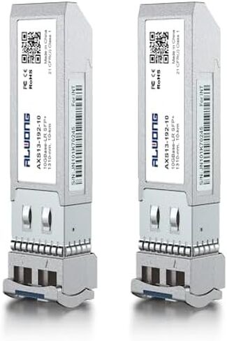 1000Base-T SFP Copper Transceiver, 1.25G SFP to RJ45 Ethernet Module, Up to 100m, for Ubiquiti UniFi UF-RJ45-1G, Meraki MA-SFP-1GB-TX, Mikrotik, TP-Link, Intel and More, 2 Pack in Kuwait
