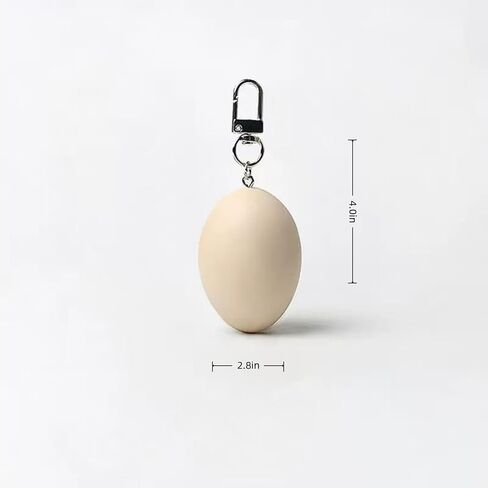 Egg Keychain Hanging Decoration Pvc Buckle,Keychains, creative pendants brown in Saudi Arabia