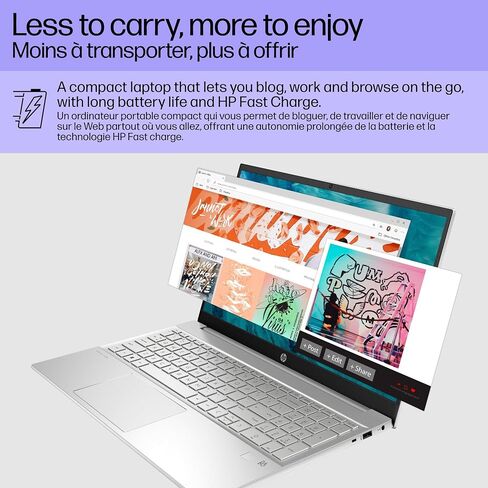 HP 15.6 "جهاز كمبيوتر محمول من شاشة اللمس للطالب والأعمال ، Intel 12th Gen Core I3-1215U ، 32 GB RAM ، 1 تيرابايت SSD ، Intel UHD ، رسوم سريعة ، كاميرا HD ، ترخيص Microsoft Office Lifetime & Windows 11 Pro in Kuwait