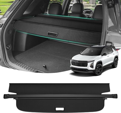Powerty Cargo Cover for 2010-2016 2017 Chevrolet Equinox & GMC Terrain Accessories Trunk Cover Retractable Trunk Shielding Shade Cargo Luggage Cover No Gap in Saudi Arabia