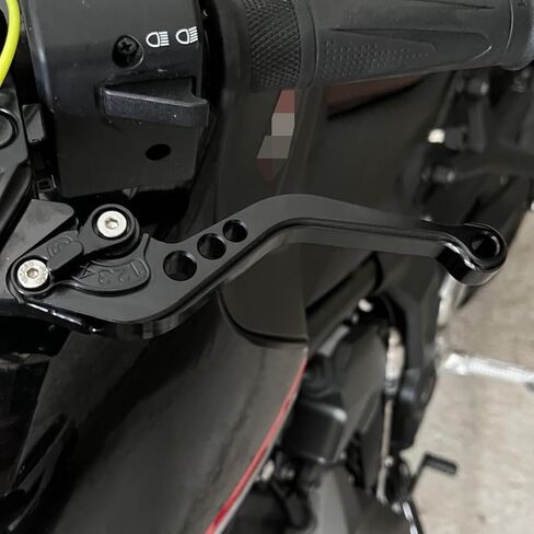 Short Brake Clutch Lever Set Compatible with Royal Enfield Himalayan 450 Guerrilla 450 2024 2025, CNC Aluminum Alloy Made (Black) in Saudi Arabia