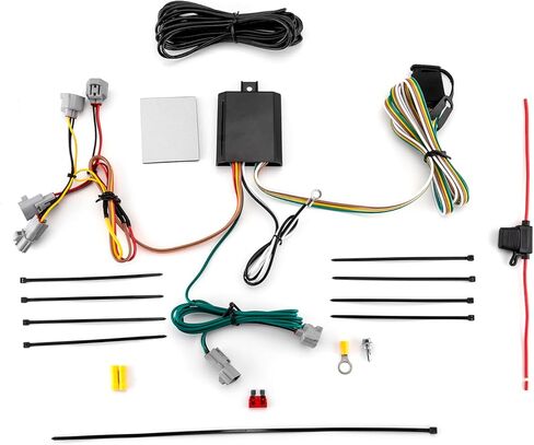 Wsays جانب السيارة 4-Pin مقطورة الأسلاك تسخير التوصيل والتشغيل توصيل أضواء الذيل مقطورة أضواء إشارة الفرامل وإشارات بدوره متوافقة مع تويوتا تاكوما، T100، هايلكس 1993-2015 in Kuwait