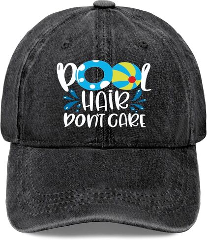 Cruise Hair Dont Care Hat Funny Vacation Cap for Women Men Cruise Trip Beach Holiday Travel Gift Adjustable Comfortable Durable Outdoor Lifestyle Headwear in Saudi Arabia