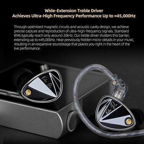 يشارك KZ Vader Pro في الأذن في سماعات الأذن للألعاب ، وسائق Dister Triple Dynamic مع 4 مفاتيح توليف ، ووضوح في جميع سماعات الأذن المريحة لضواح الأذن مريحة لاستريو للمرحلة (NOMIC) in Saudi Arabia
