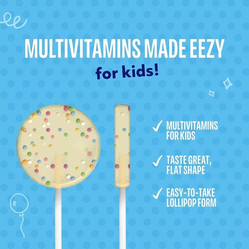 Lolleez MULTEEZ Multivitamin & Immune Support Pops for Kids, Cherry Berry 13ct in Saudi Arabia